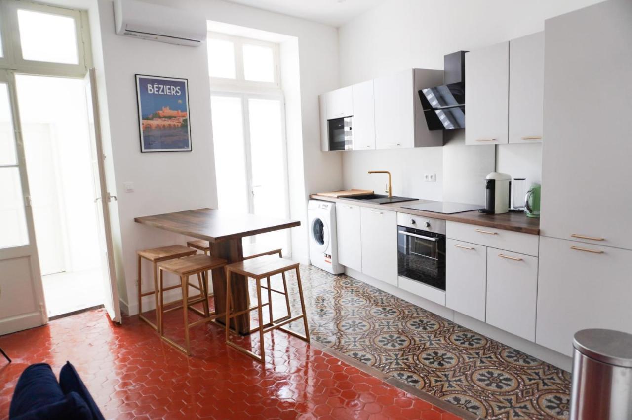 Bright And Modern 3-Bedroom Apartment, 90M2 With Air Condition, In Béziers Dış mekan fotoğraf