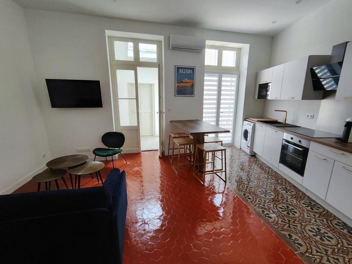 Bright And Modern 3-Bedroom Apartment, 90M2 With Air Condition, In Béziers Dış mekan fotoğraf