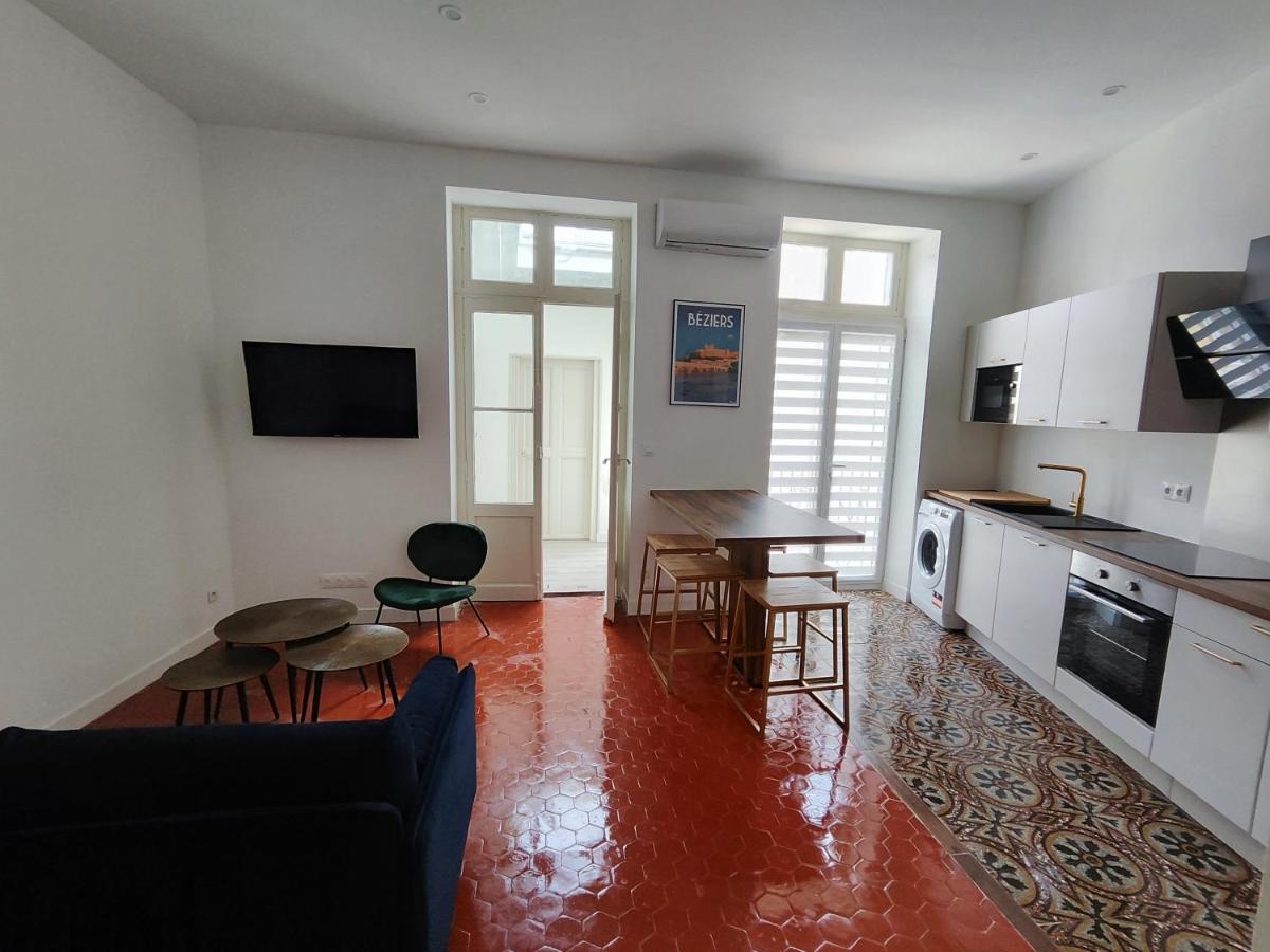 Bright And Modern 3-Bedroom Apartment, 90M2 With Air Condition, In Béziers Dış mekan fotoğraf